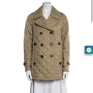 Burberry Brit quilted Peacoat utility jacket